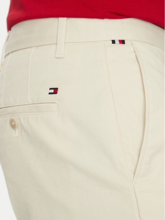 Tommy Hilfiger Tommy Hilfiger Pantalon scurți din material Brooklyn MW0MW23563 Bej Regular Fit