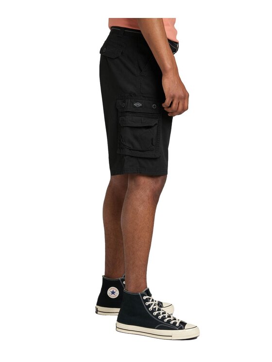Lee Lee Szorty materiałowe L75AVX01 Czarny Loose Fit