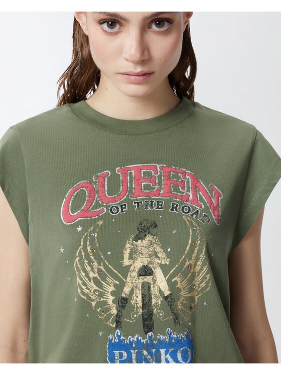 PINKO PINKO T-shirt 84941 Verde Regular Fit