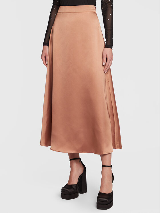 Notes Du Nord Fustă maxi Frances 12914 Maro Regular Fit 12914 imagine noua