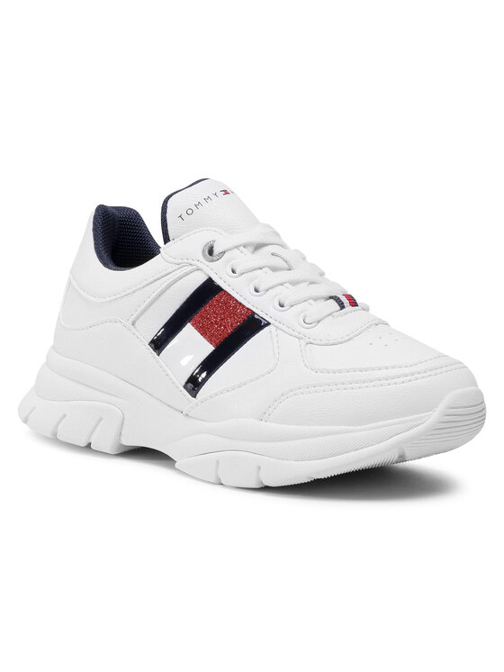 tommy hilfiger low cut lace up sneaker