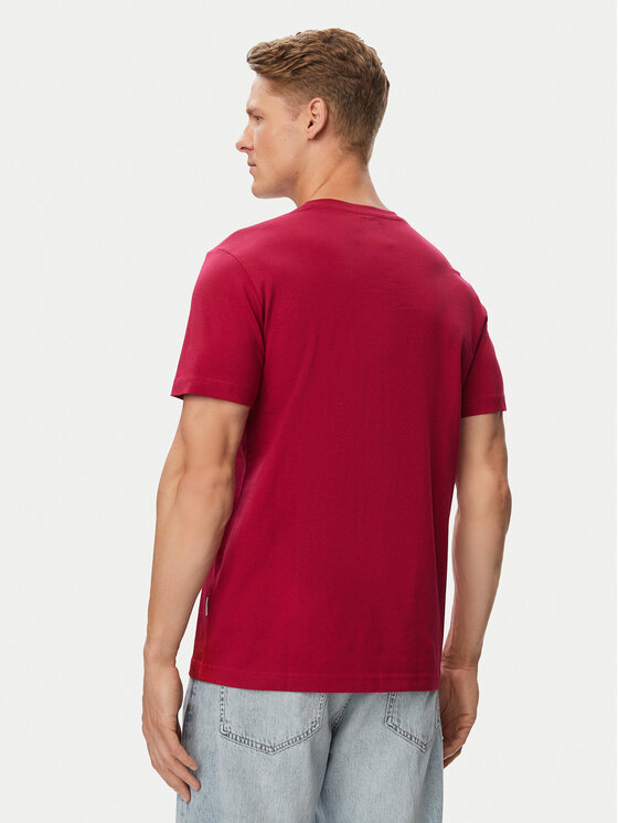 Beverly Hills Polo Club Beverly Hills Polo Club Póló P-SS26M-TS41740 Bordó Regular Fit
