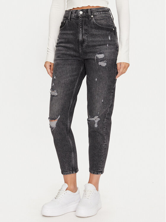 Tommy Jeans Tommy Jeans Τζιν DW0DW19620 Μαύρο Mom Fit