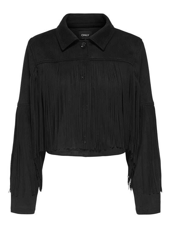 ONLY ONLY Jakna od imitacije kože Diane 15354896 Crna Regular Fit