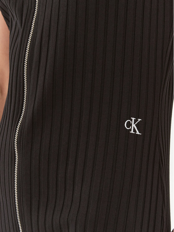 Calvin Klein Jeans Calvin Klein Jeans Haljina za svaki dan J20J220745 Crna Slim Fit
