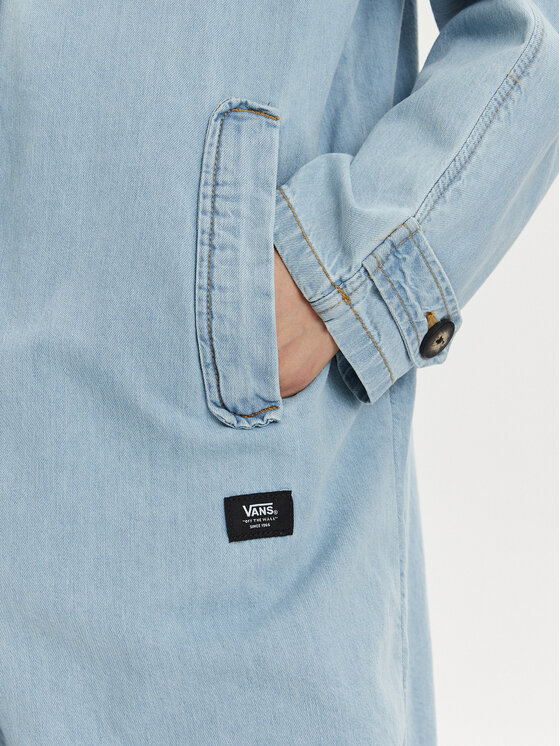 Vans Jeansjacke Skate Mac Denim Coat VN000G90 Grau Regular Fit Modivo