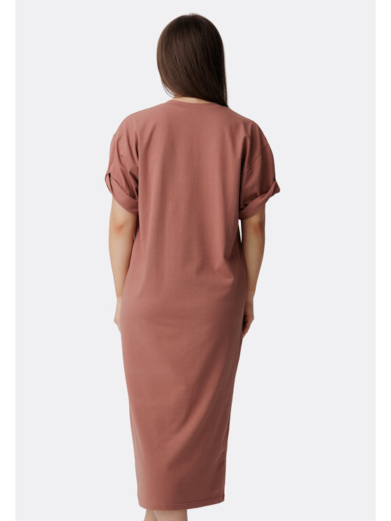 LAURELLA LAURELLA Každodenní šaty 4SS249 Béžová Regular Fit