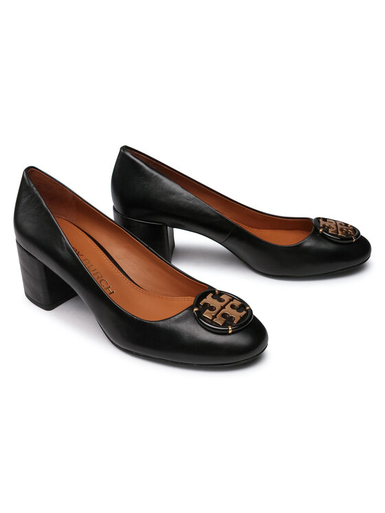 Tory Burch Tory Burch Pusbačiai 55Mm Multi Logo Pump 76483 Juoda