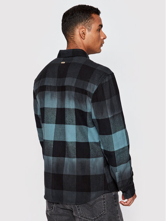 Camicia Mic Dip 107766 Nero Regular Fit