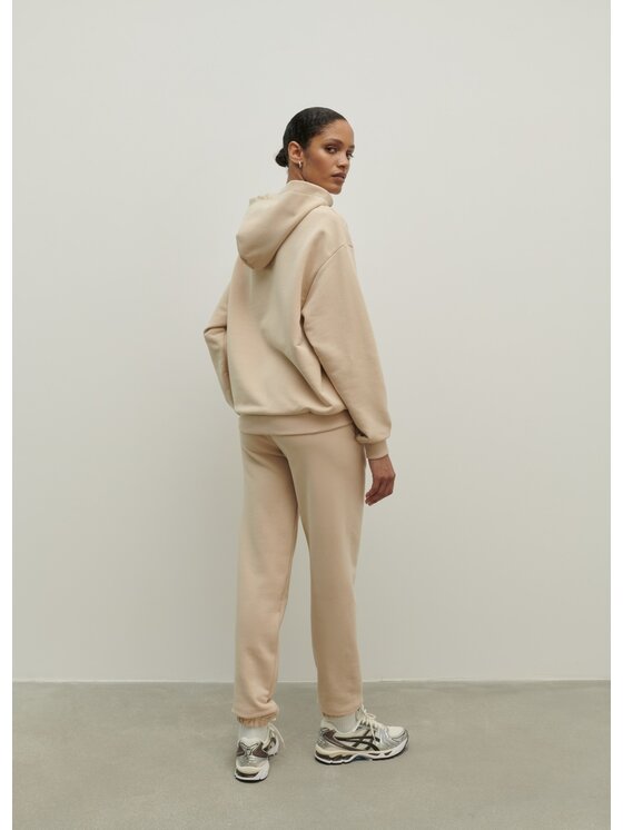 La Mania La Mania Mikina EVERY 3 Béžová Classic Fit