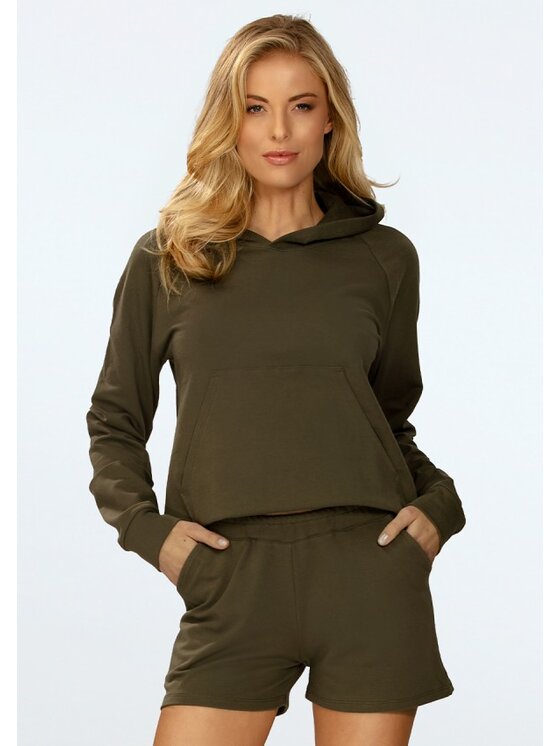 DKaren Lingerie DKaren Lingerie Szorty sportowe Koko Khaki Classic Fit
