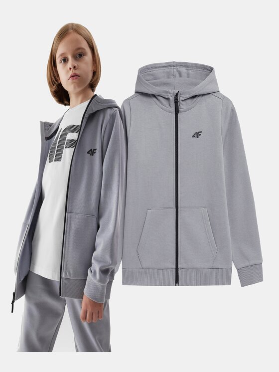 4F 4F Bluza 4FJAW23TSWSM627 Niebieski Regular Fit
