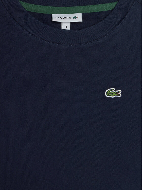 Lacoste Lacoste Majica TJ1123 Tamnoplava Regular Fit
