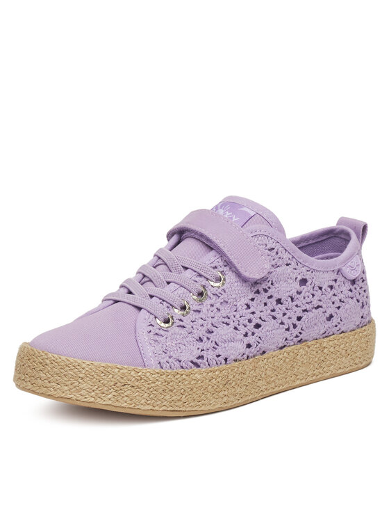 Roxy Roxy Espadryle CSS20547-01 Fioletowy