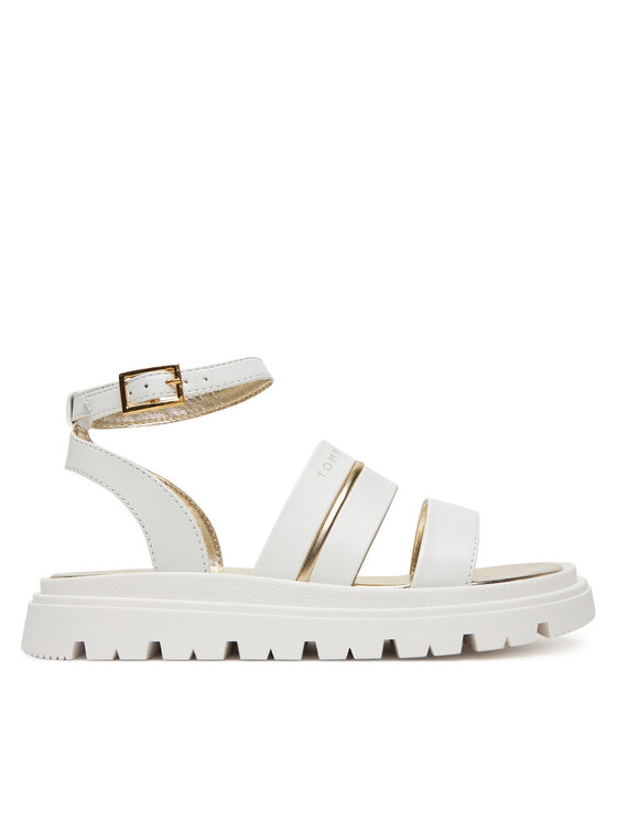 Tommy Hilfiger Sandały Sandal T4A2-33798-0371 S Biały
