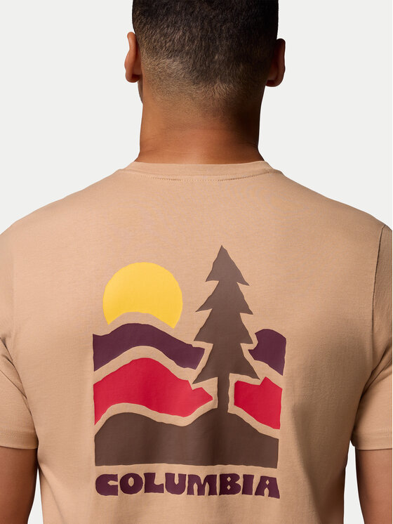 Columbia Columbia T-Shirt Explorers Canyon™ 2036451 Béžová Regular Fit