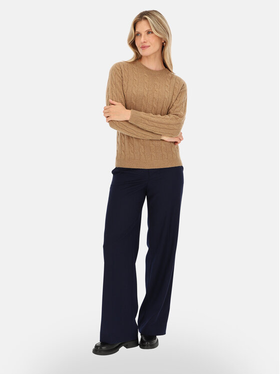 L’AF L’AF Sweter Lisa Brązowy jasny Regular Fit