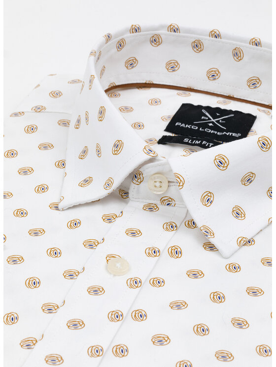 Pako Lorente Pako Lorente Koszula P22SN-1K-008 Biały Slim Fit