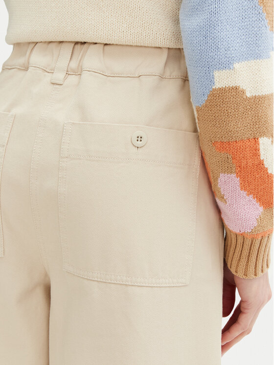 Weekend Max Mara Weekend Max Mara Pantaloni culotte Disco 2515131101 Beige Wide Leg