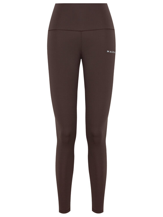 Magda Matyja Magda Matyja Legginsy DAILY LEGGINS Brązowy Active Fit