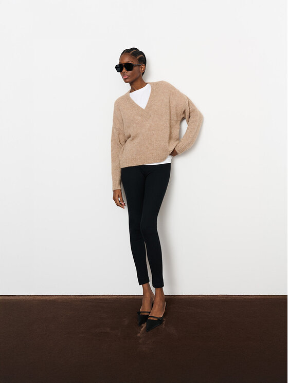 La Mania La Mania Maglione PAUL Beige Classic Fit