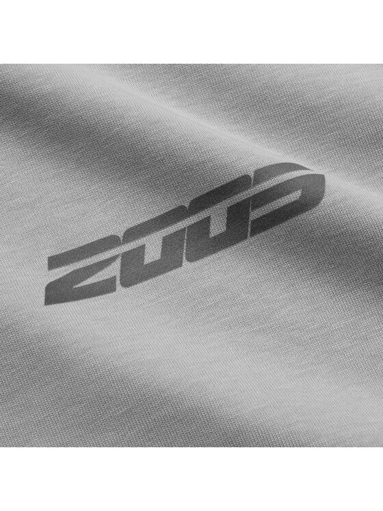 2005 2005 T-Shirt Core Szary Oversize