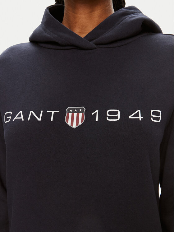Gant Gant Pulóver Archive Shield 4200756 Sötétkék Regular Fit