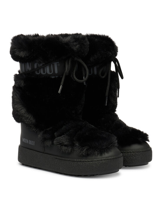 Moon Boot Moon Boot Sniego batai Mb Ltrack Faux Fur High Wp 80D2450210 Juoda