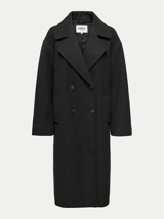 ONLY ONLY Pārejas mētelis Wembley 15307697 Pelēks Oversize