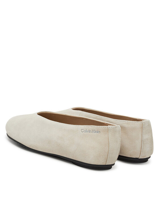 Calvin Klein Calvin Klein Baleriny Ballerina Round Hw Sue HW0HW02565 Beżowy