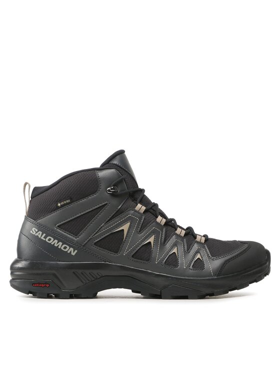 Salomon Salomon Bakancs X Braze Mid GORE-TEX L47174800 Fekete