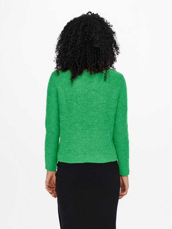 ONLY ONLY Pulover 15234745 Zelena Regular Fit