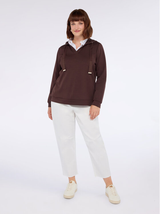Fiorella Rubino Fiorella Rubino Felpa G847L008649N022 Marrone Regular Fit