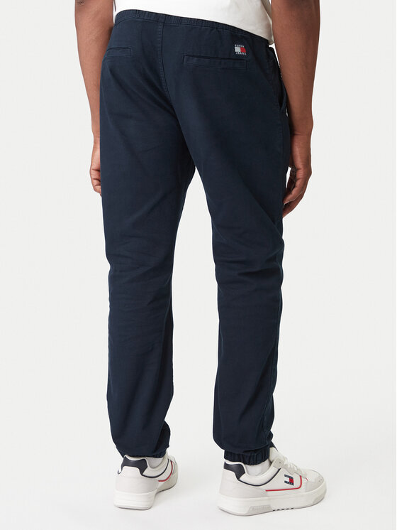Tommy Jeans Tommy Jeans Joggers kalhoty DM0DM23102 Tmavomodrá Regular Fit
