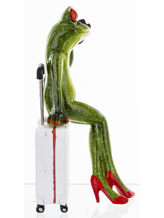 MIAhome MIAhome Figurka żabka FROGG turystka Zielony