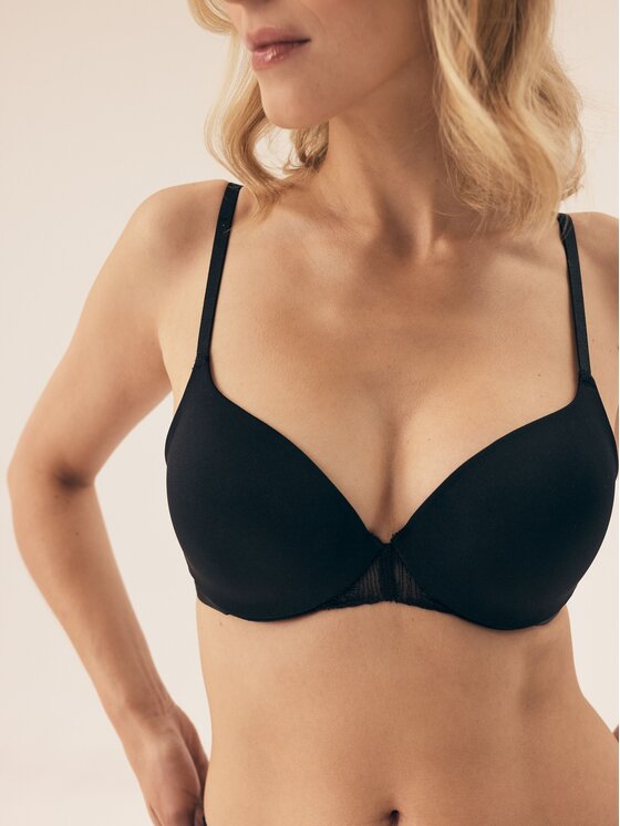 Esotiq Esotiq Biustonosz push-up 42916 Czarny