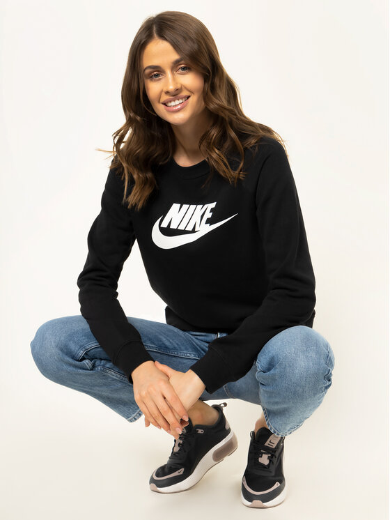 Nike Nike Bluza Sportswear Essential BV4112 Czarny Standard Fit