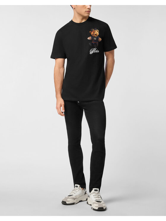 PHILIPP PLEIN PHILIPP PLEIN T-Shirt 27071 Czarny Regular Fit