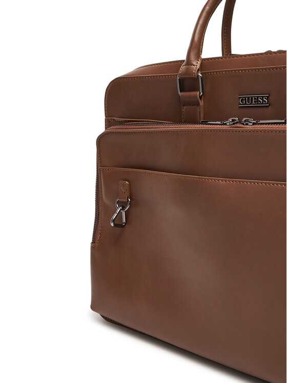 Guess Guess Brašna na notebook HMBOCA P5338 Hnědá