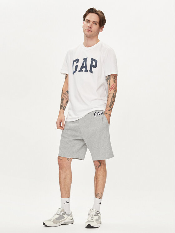Gap Gap T-Shirt 856659-03 Biały Regular Fit
