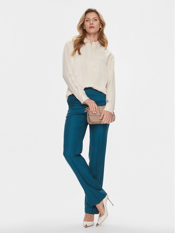 Calvin Klein Calvin Klein Marškiniai K20K206299 Smėlio Relaxed Fit
