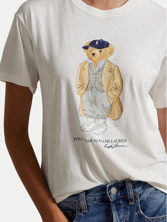 Polo Ralph Lauren Polo Ralph Lauren T-shirt 211971752001 Bijela Straight Fit