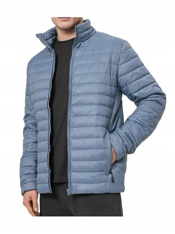4F 4F Kurtka przejściowa KUMP003 Niebieski Comfortable Fit