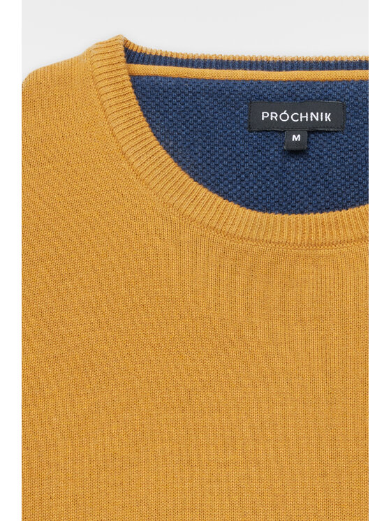 Próchnik Próchnik Sweter PM8 SW073224000016 Żółty Regular Fit