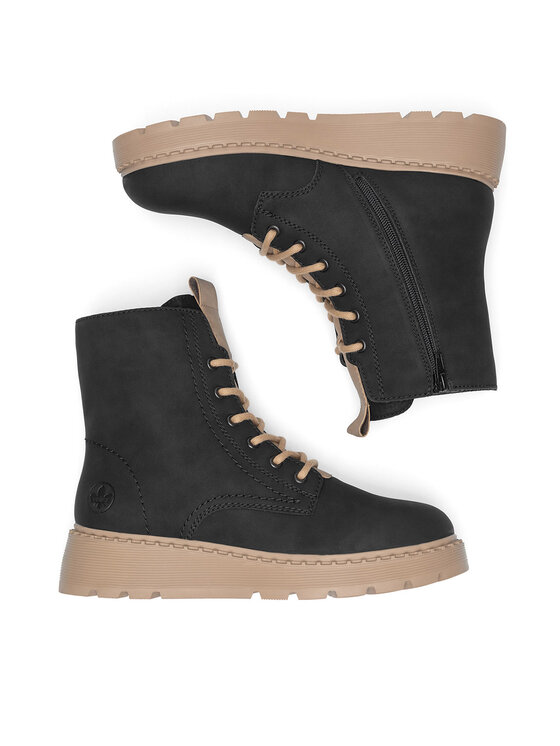 Rieker Rieker Botine 70404-00 Negru