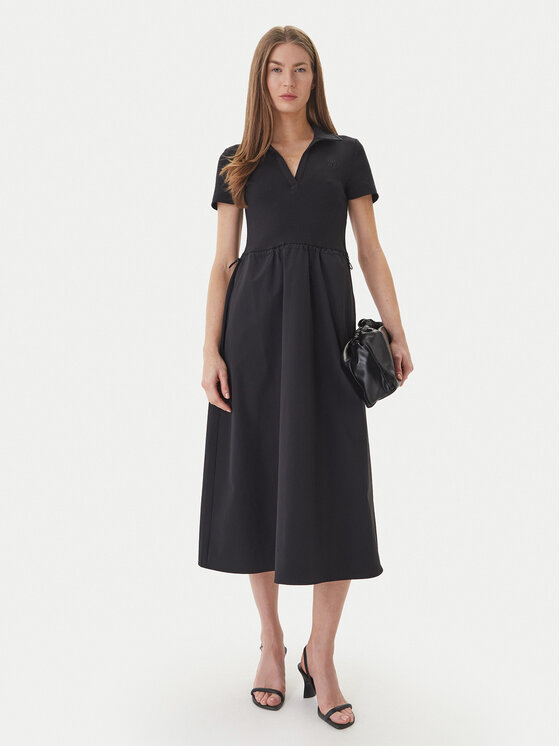 DKNY DKNY Ikdienas kleita DJ5D9139 Melns Regular Fit