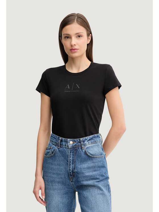 Armani Exchange Armani Exchange T-shirt XW001458 AF16294 Nero Casual Fit