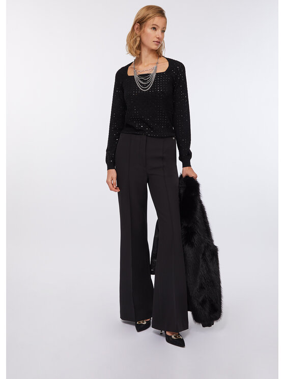 Liu Jo Liu Jo Maglione CF5027MS18F22222 Nero Slim Fit
