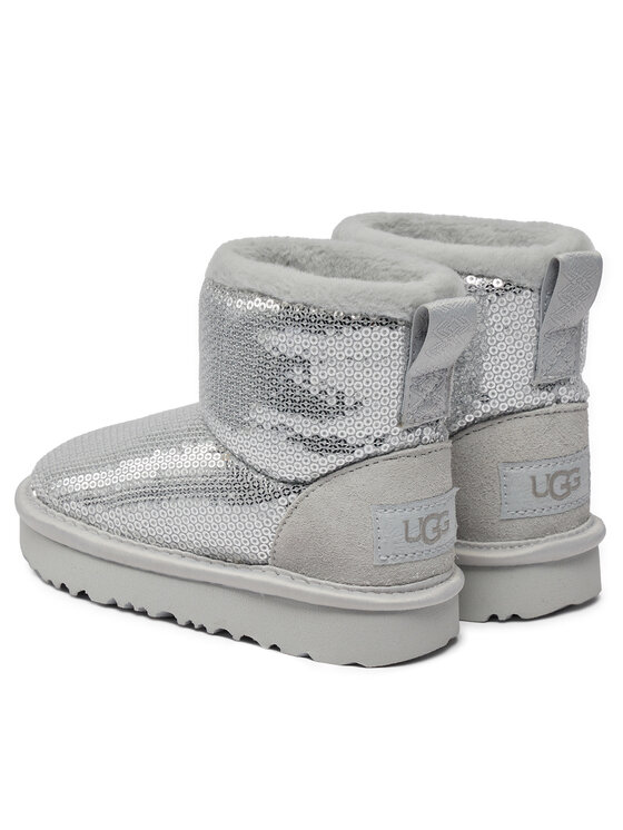 Ugg Ugg Sněhule T Classic Mini Mirror Ball 1143708T Stříbrná