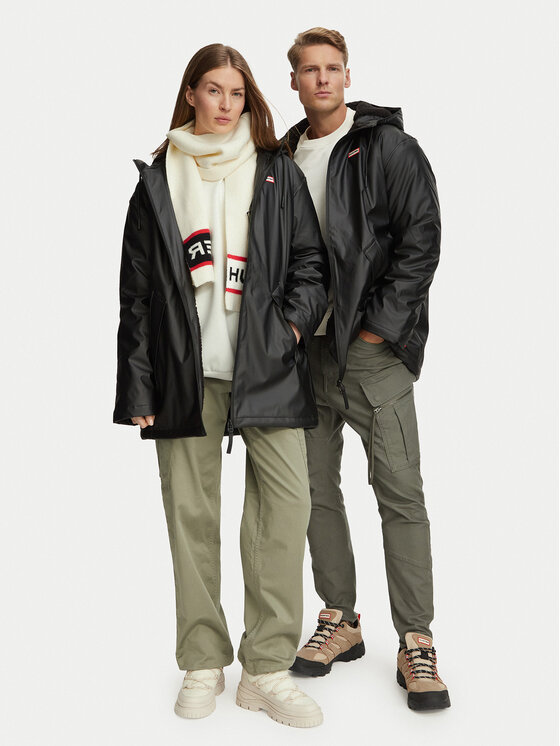Hunter Hunter Regenjacke HARU0003262 Schwarz Regular Fit